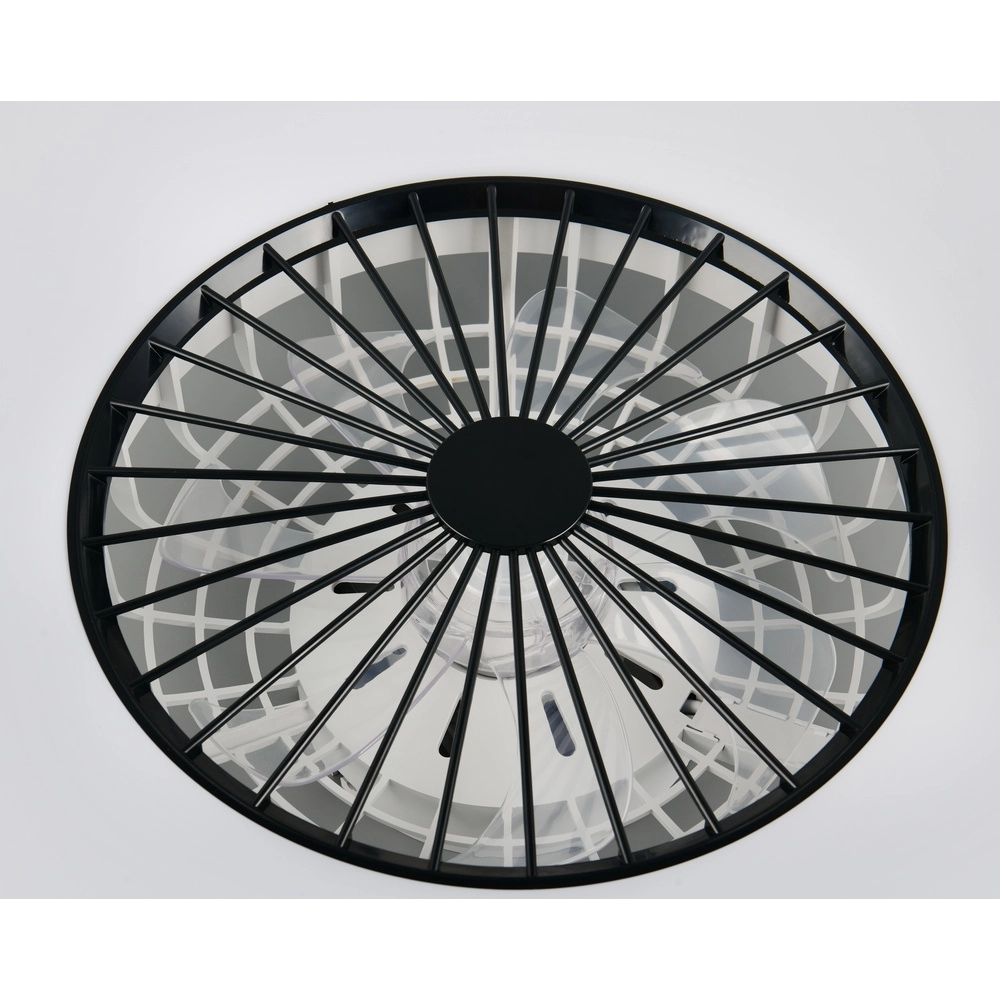 Design fan Svaerholt black Ø 60cm with RGB function Trio 4017807688795