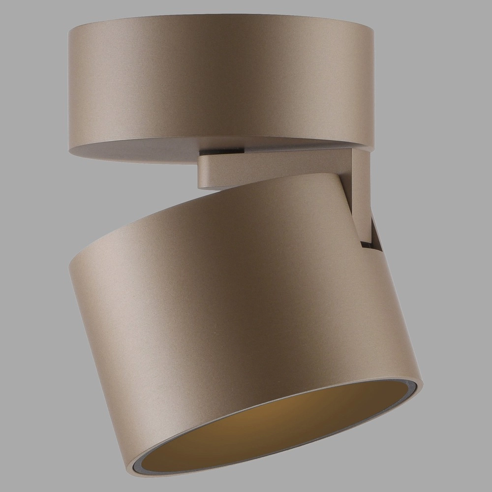 Sleek surface-mounted spot Pure Cup Bronce