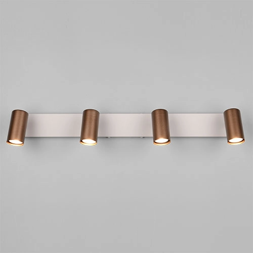 Surface-mounted spot Taryn 4-light mocha brown Trio 4017807685657
