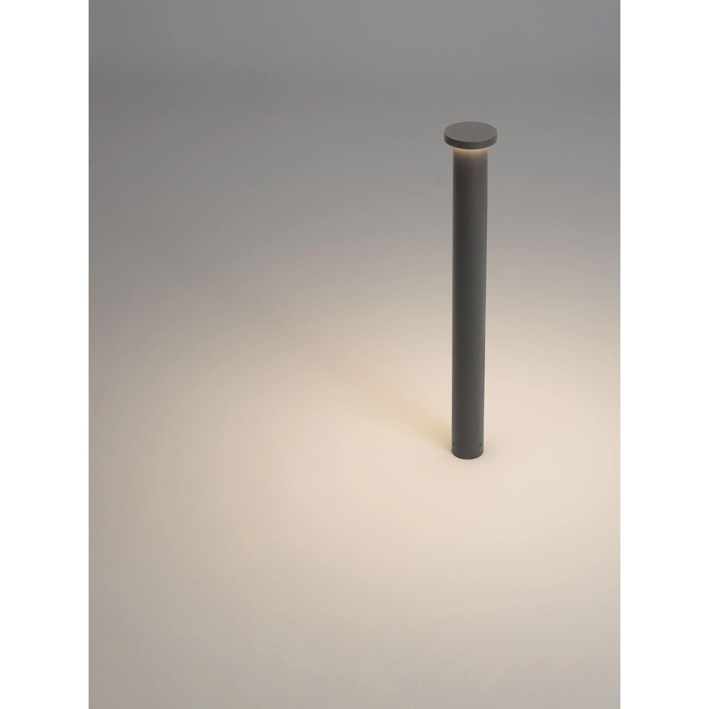 Modern path lighting Bast dark grey 65cm - 3000K Lyora 5212017497642