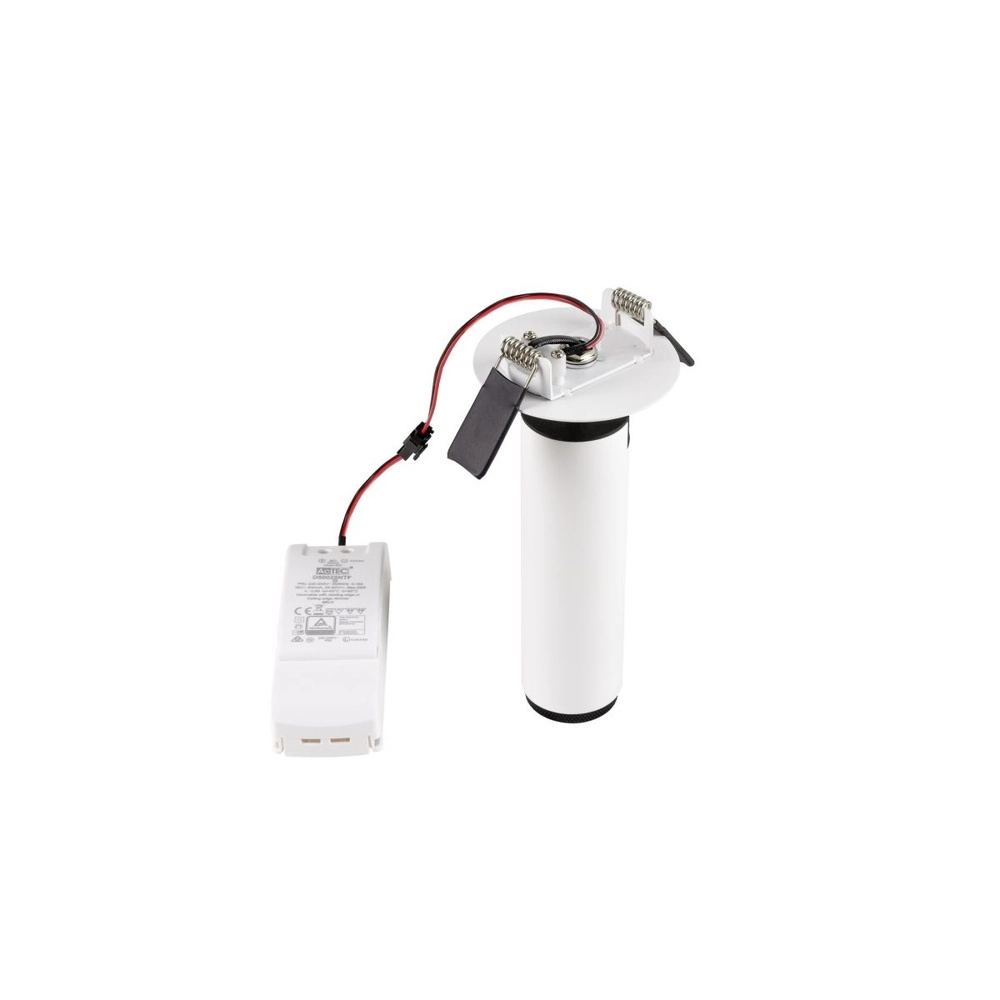 Recessed spotlight Grip! M white with black 3000K SLV 4024163304511