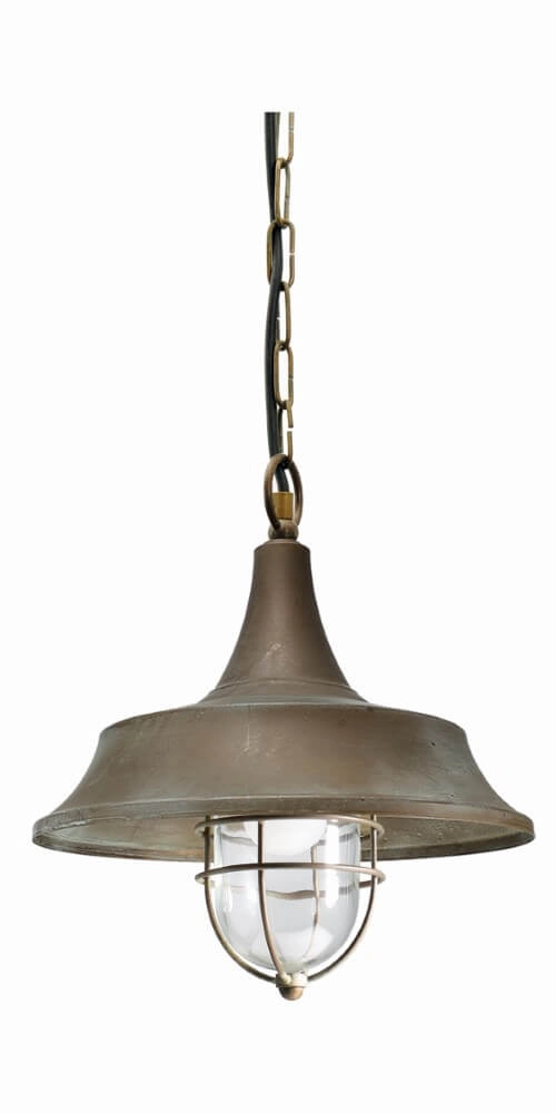 Brass pendant lamp Atelier S - chain Lyora