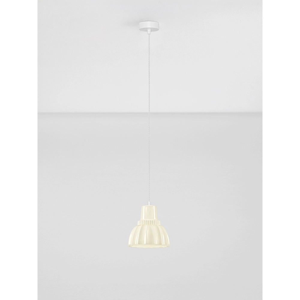 Pendant lamp Picco white with cream Lyora 5212017495402