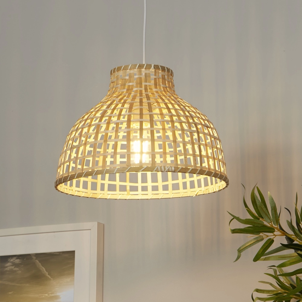 Scandinavian pendant lamp Bali Ø 36cm Searchlight 5053423308357