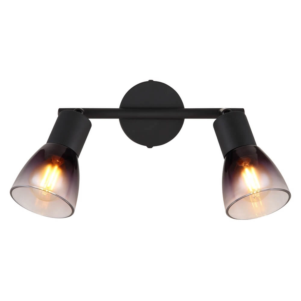 Black ceiling lamp Satella 2-light Globo 9007371449927