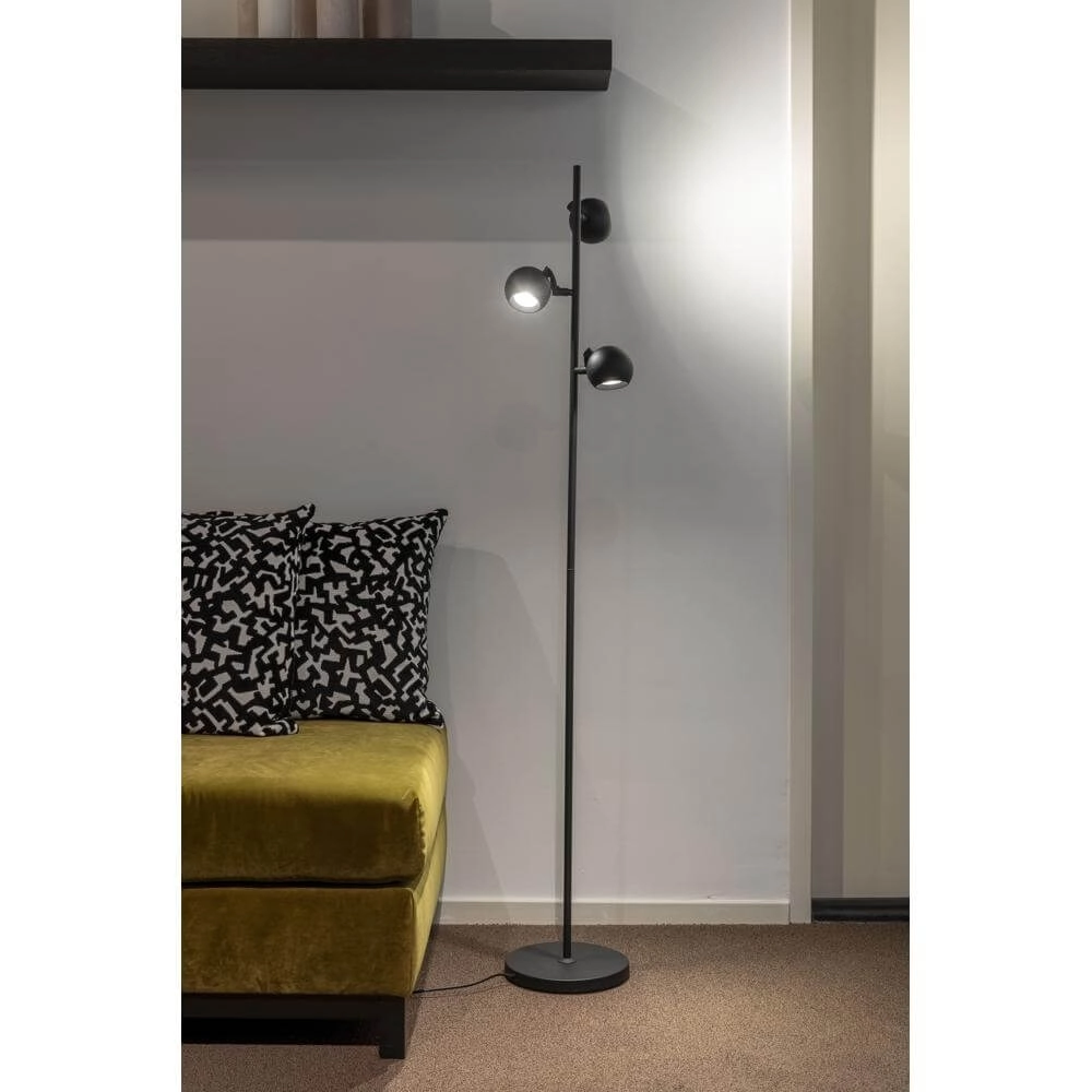 Design floor lamp Bolero black 3-lights Artdelight 8720701100800