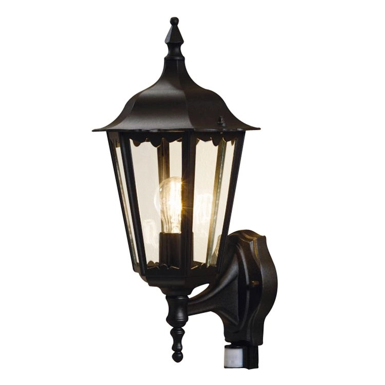 Outdoor lamp Firenze with motion detector black