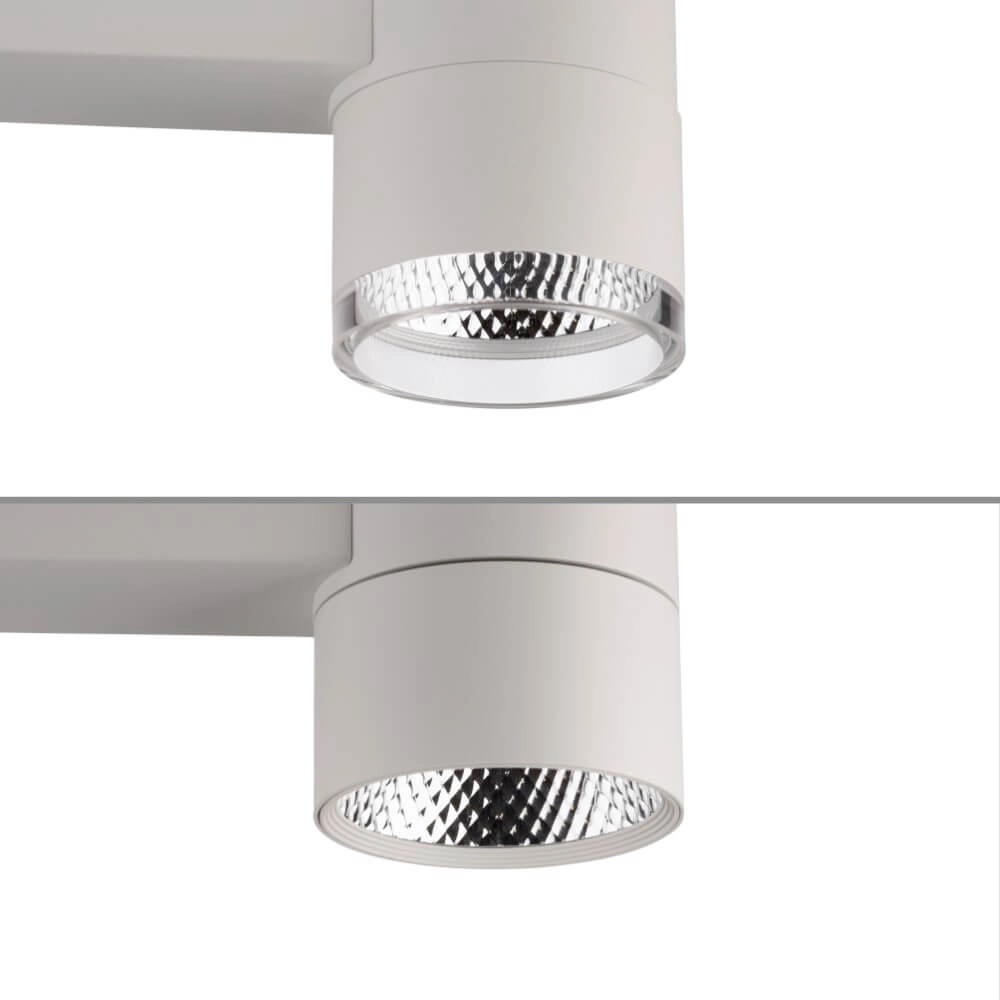 White ceiling lamp Pure Nola 2-light Paul Neuhaus 4012248374542