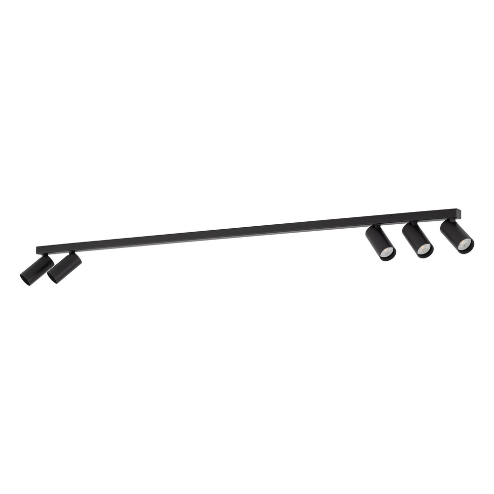 Surface-mounted spot 5x GU10 Fourty Black Lyora 5903139107419