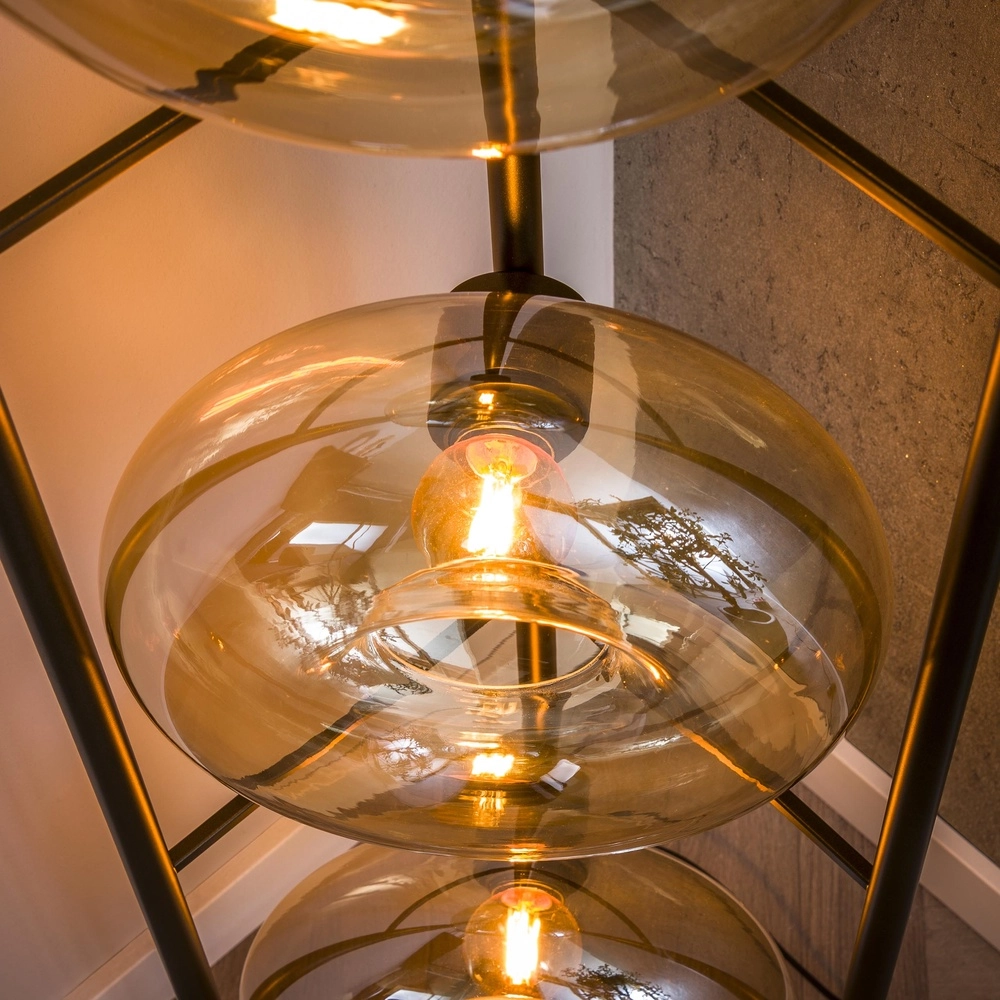 Glass floor lamp Soll 4x Ø 26cm Lyora 8716803510913