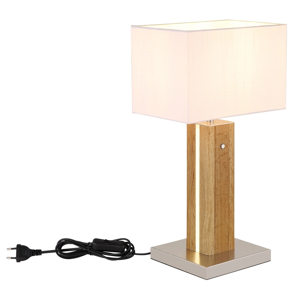 Wooden table lamp Forest with hood Globo 9007371592333