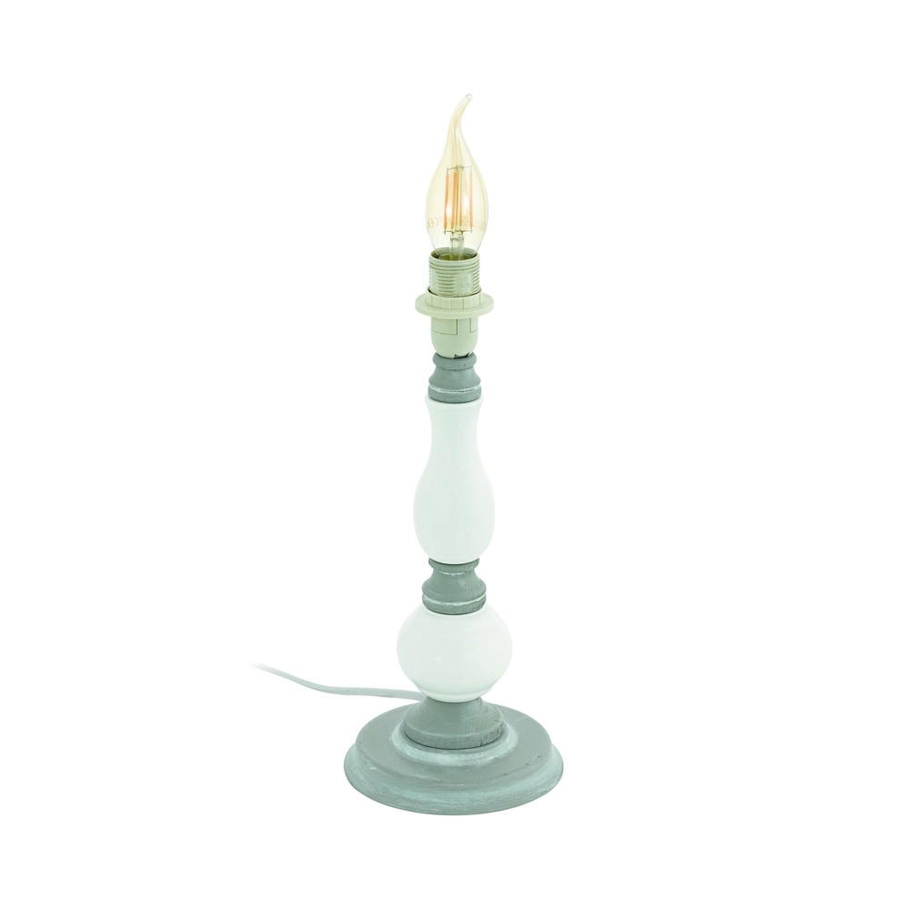 Classic table lamp Ties grey