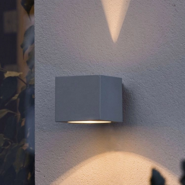 Wall spot Modena Up - Down square Y-shine gray KonstSmide 7318307341300