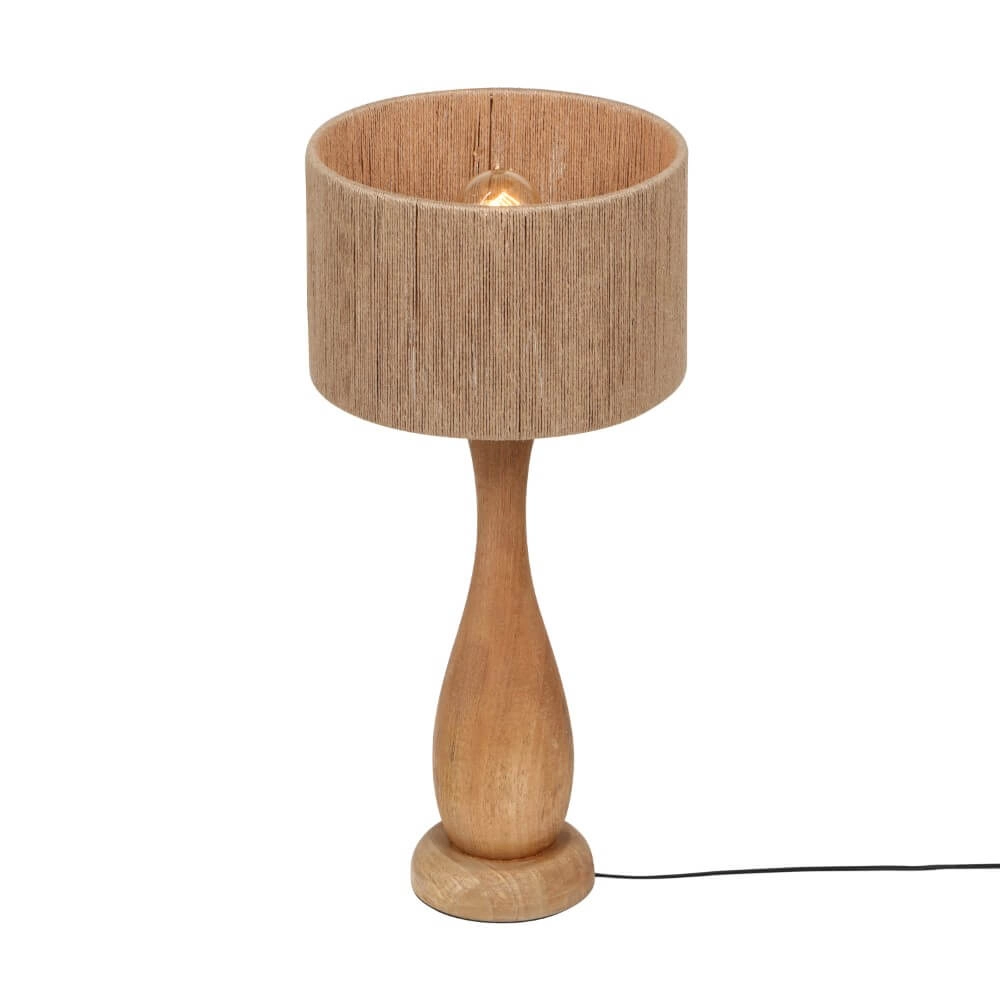 Rope table lamp Toba 54cm