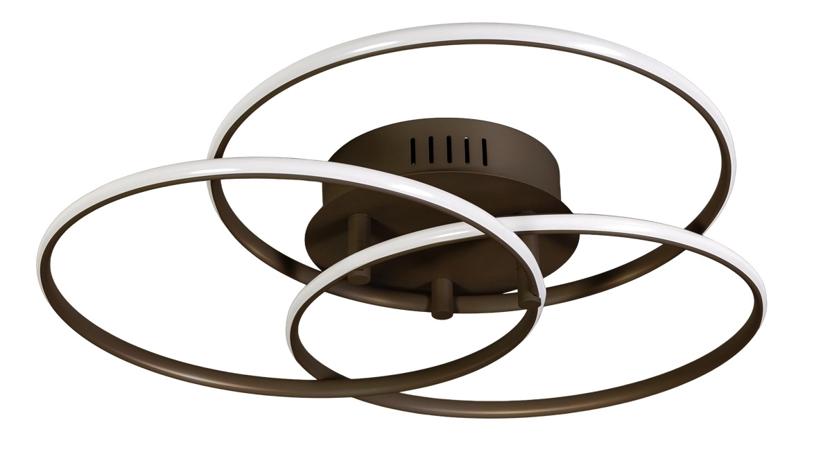 Design ceiling lamp Jasmijn Ø 42cm - anodic brown