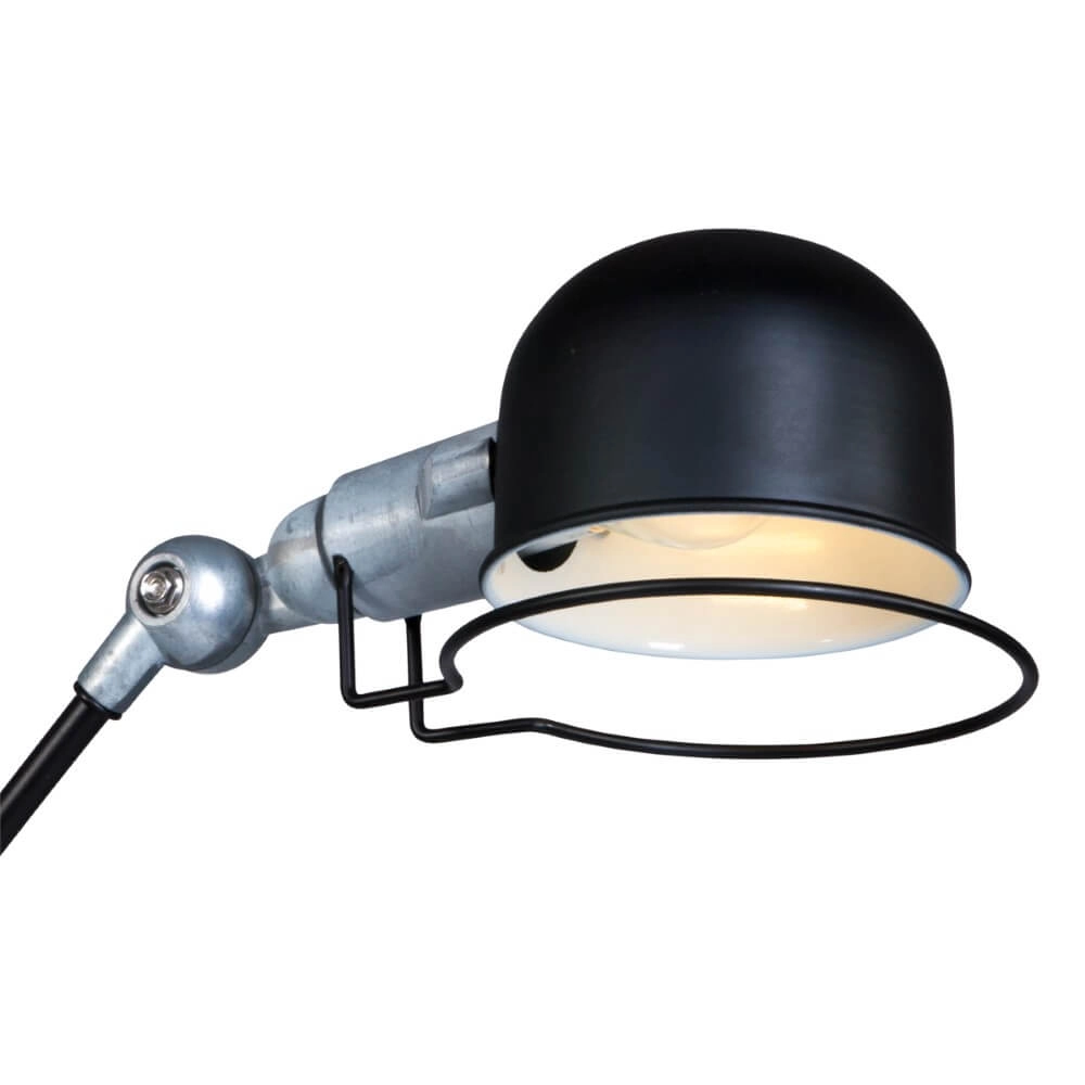 Rustic desk lamp Davin Black with vintage grey Steinhauer 8712746102017