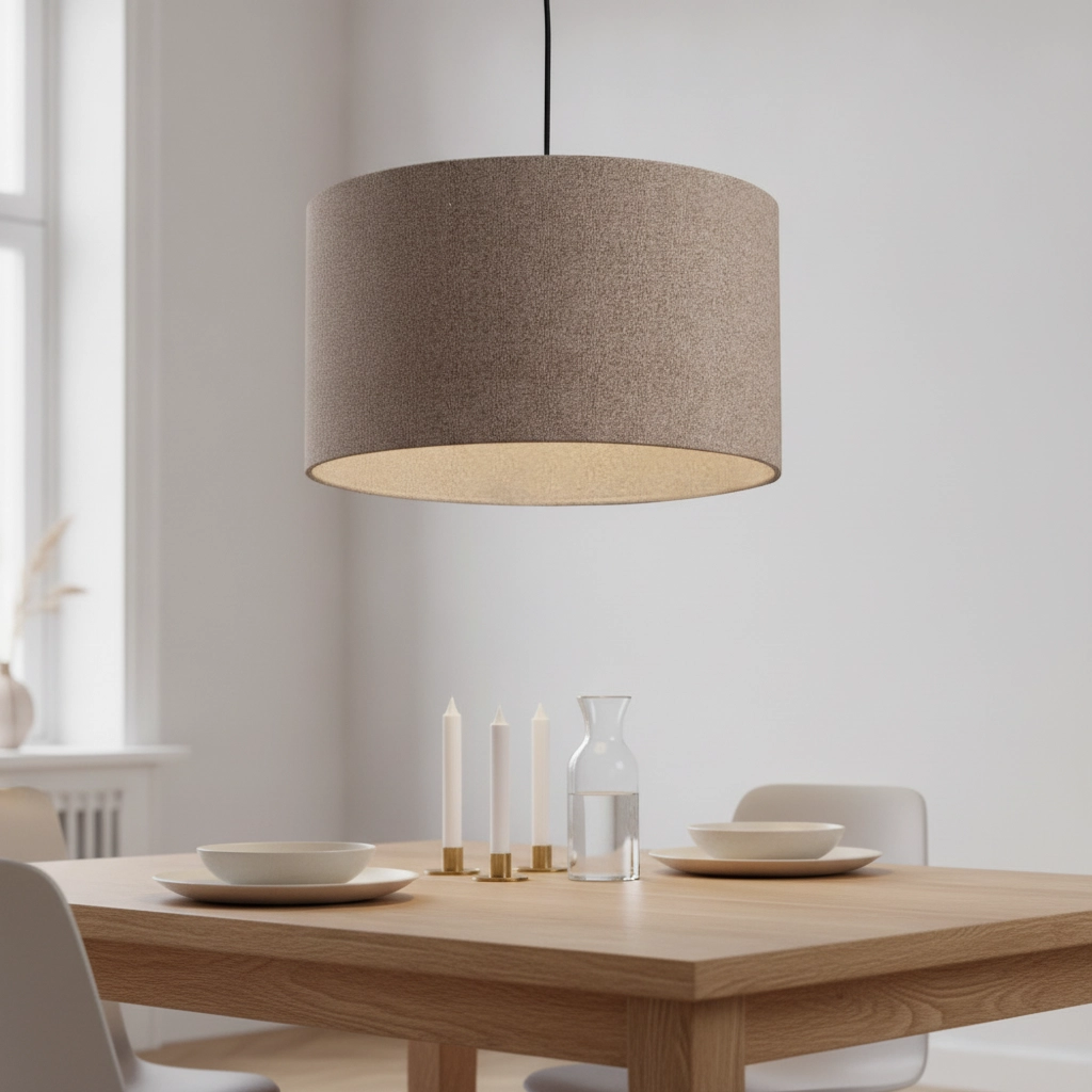 Pendant lamp Syrin coffee brown