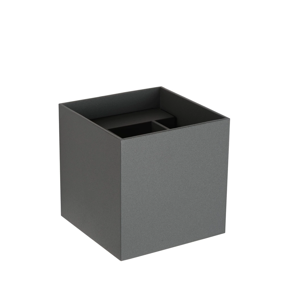 Square wall spotlight Xio 2700K grey