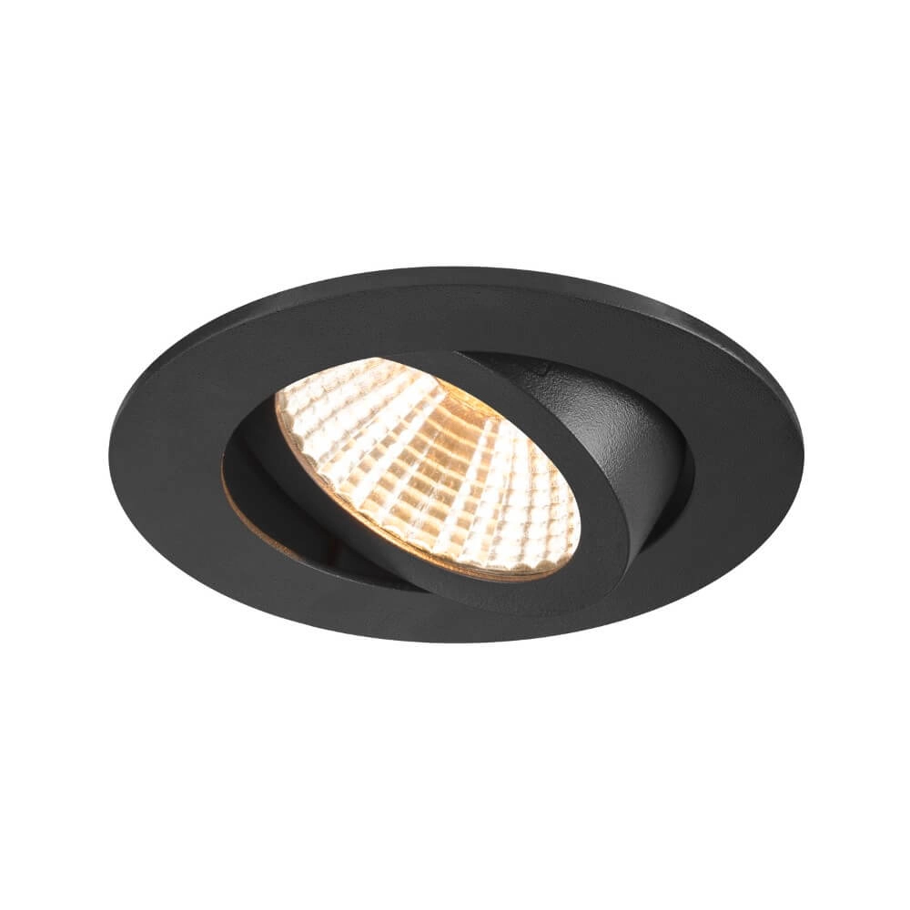 Mounting ring New Tria 68 Round black - without fitting SLV 4024163276573