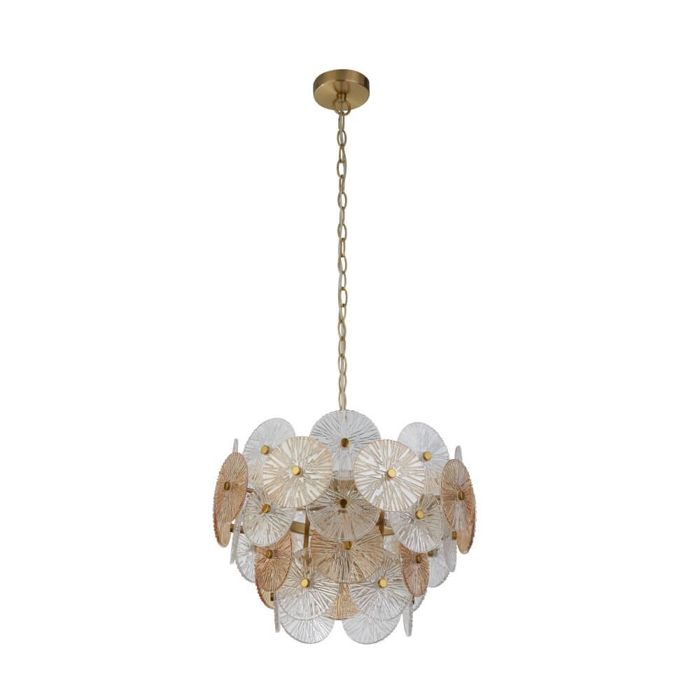Pendant lamp Wagon Wheel Copper Bronze