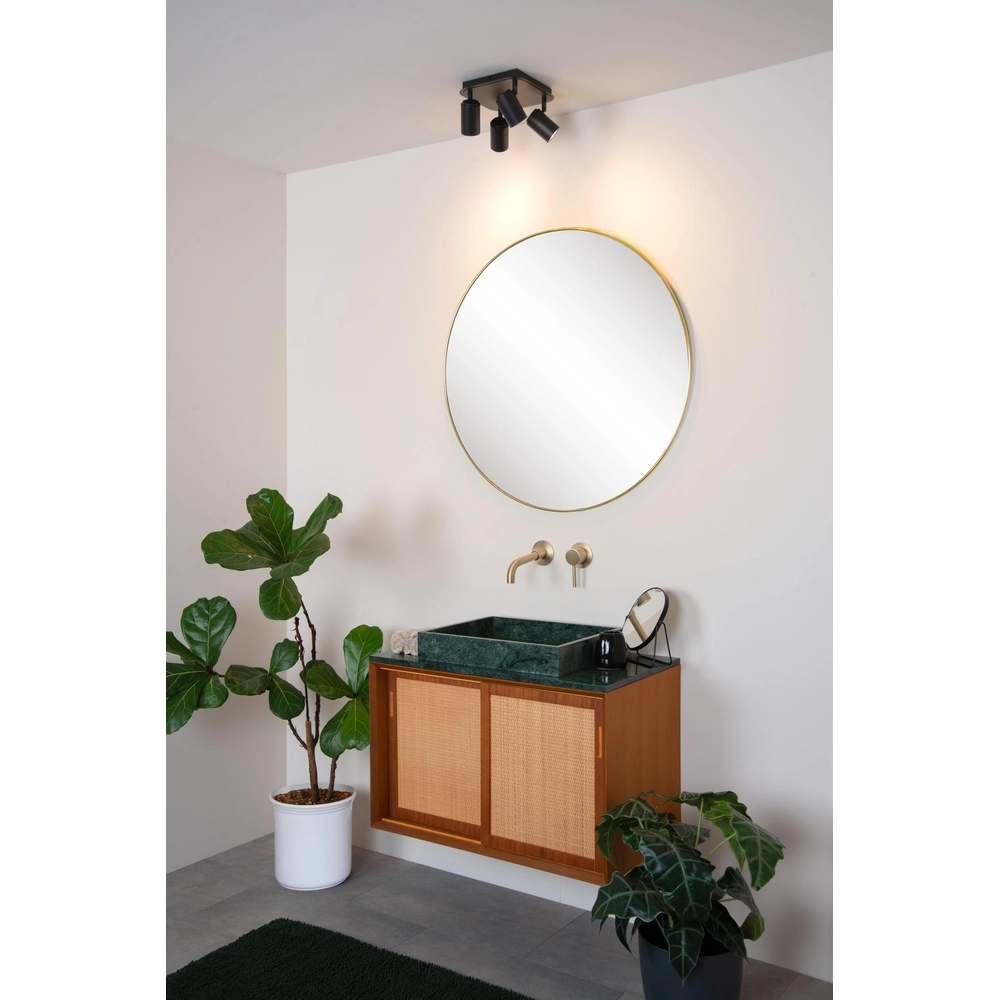 Ceiling spotlight Lennert 4-light black Lucide 5411212262707