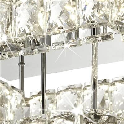 Crystal ceiling lamp Flush Searchlight 5053423164854