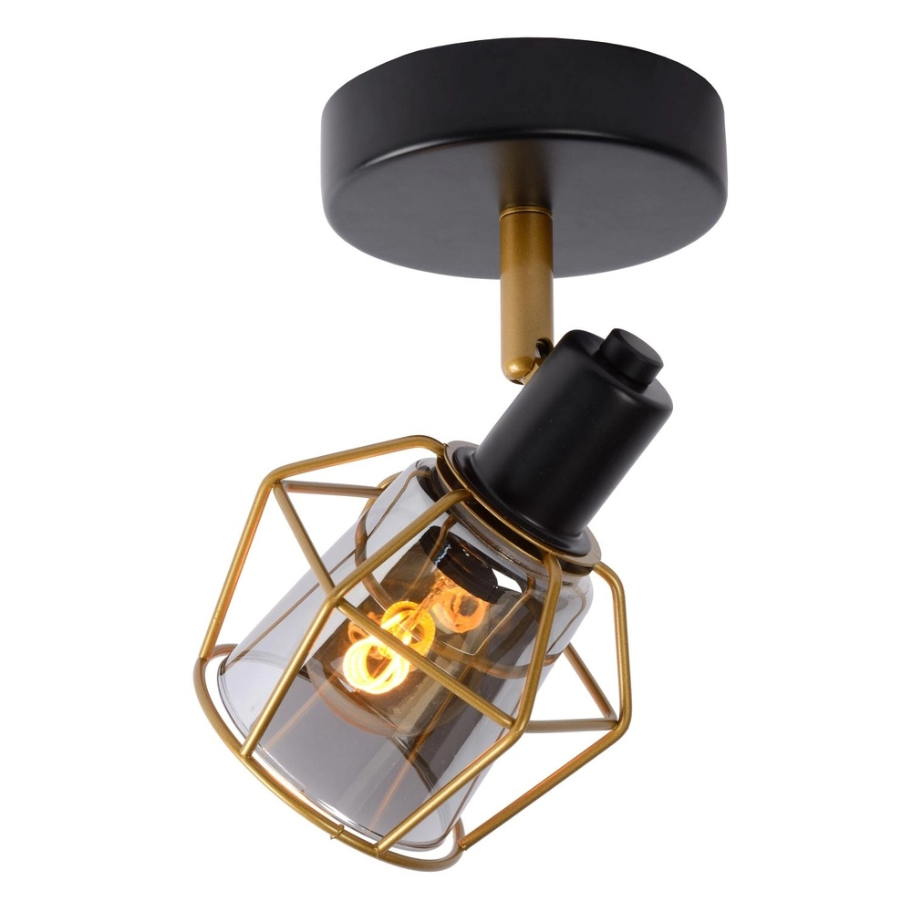 Ceiling lamp Nila Black Lucide 5411212770974