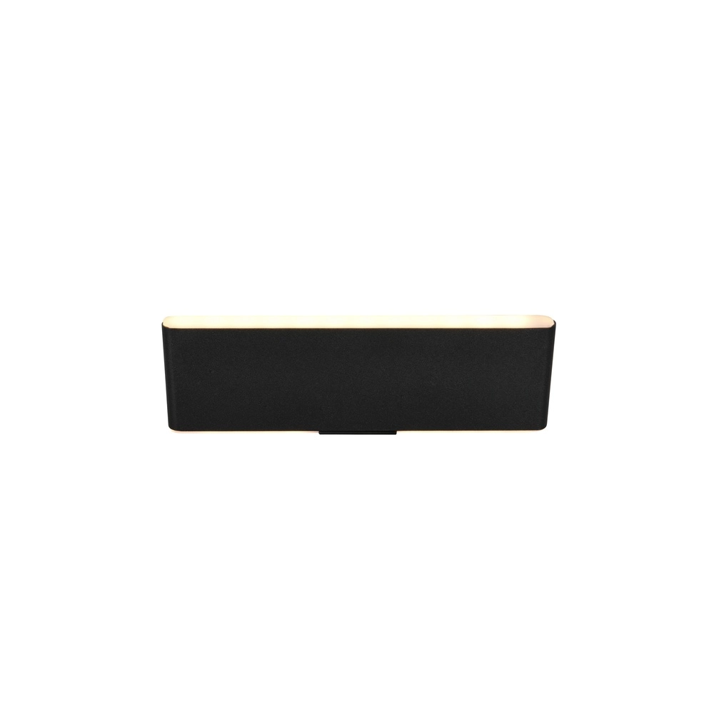Modern wall lamp Conchita black 22cm Trio 4017807655629