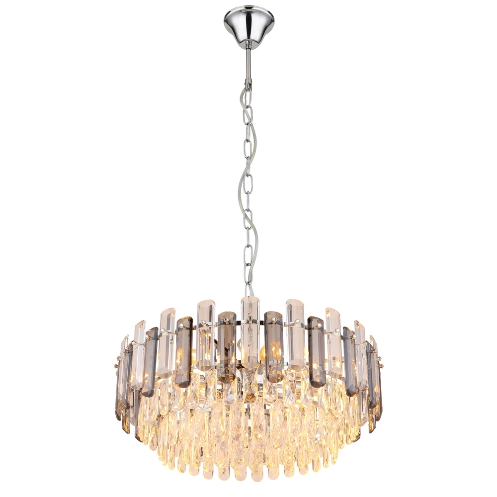 Chandelier Orgina chrome with crystal