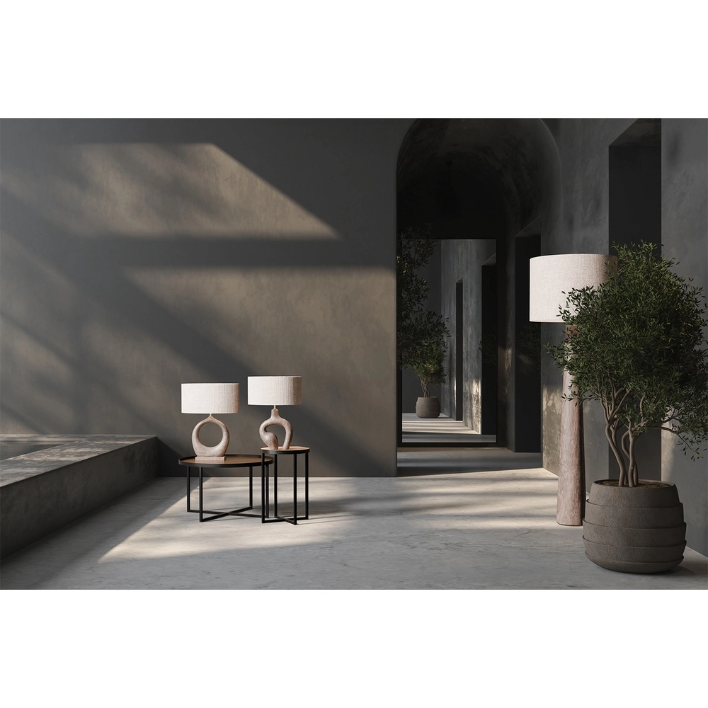 Japandi floor lamp Woodie wood with natural Masterlight 8718121392714