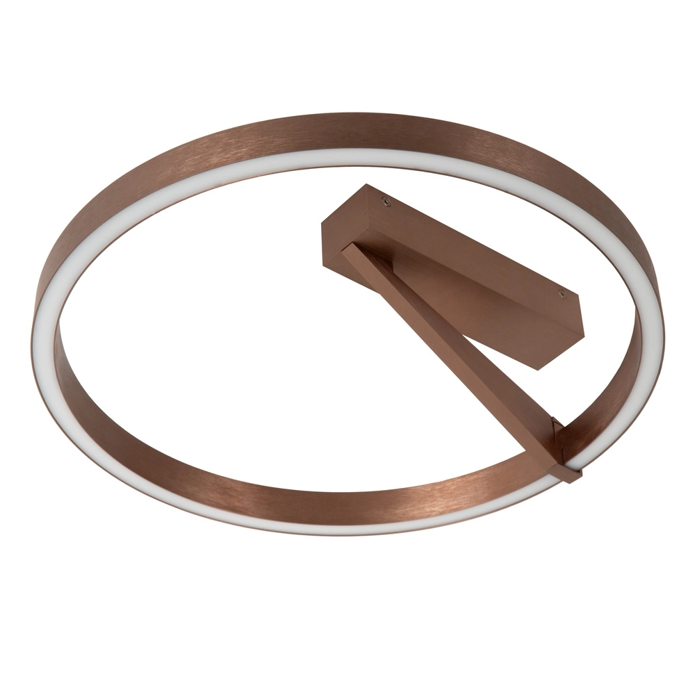 Design ceiling lamp Applause Ø 40cm - coffee brown - with remote control Premium by Lucide 5411212221797