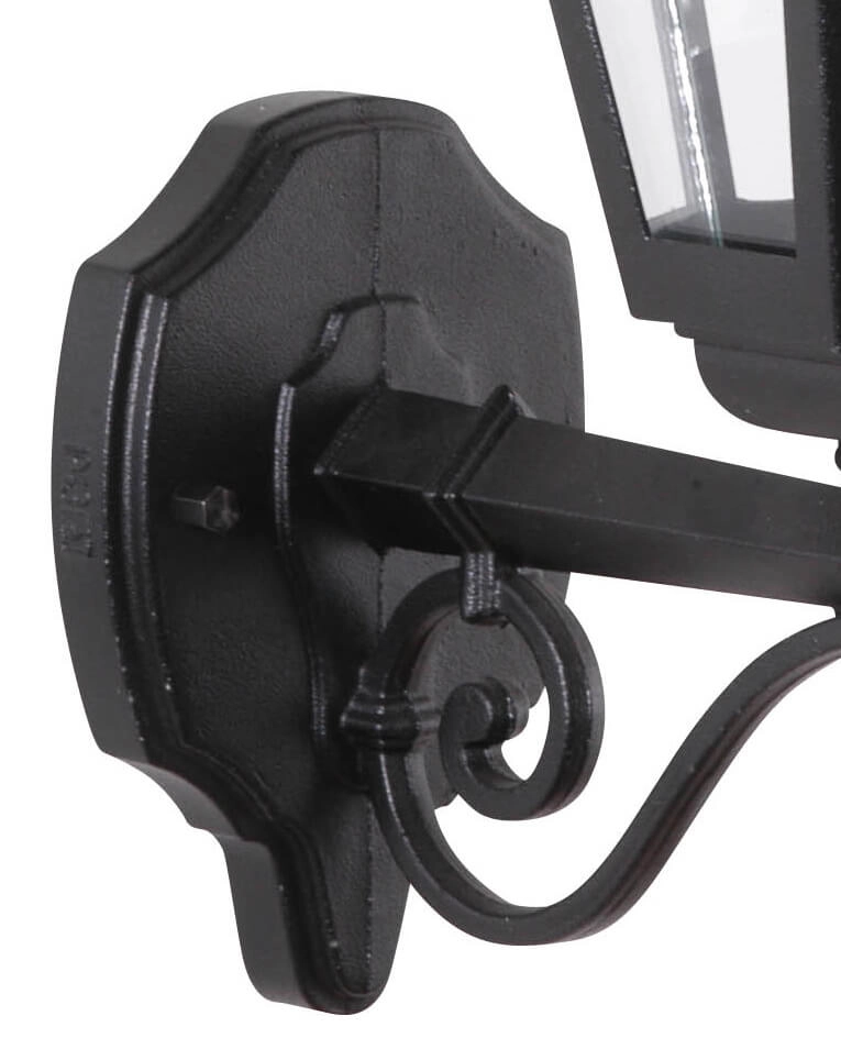 Wall lamp classic Teccia Up 50cm black Franssen 8019093023034