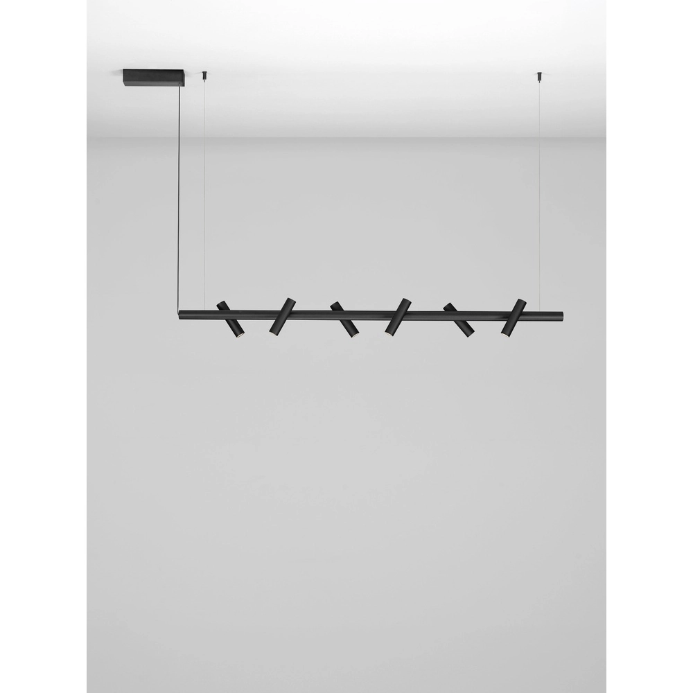 Dining room pendant lamp Avelo Black Lyora 5212063501577