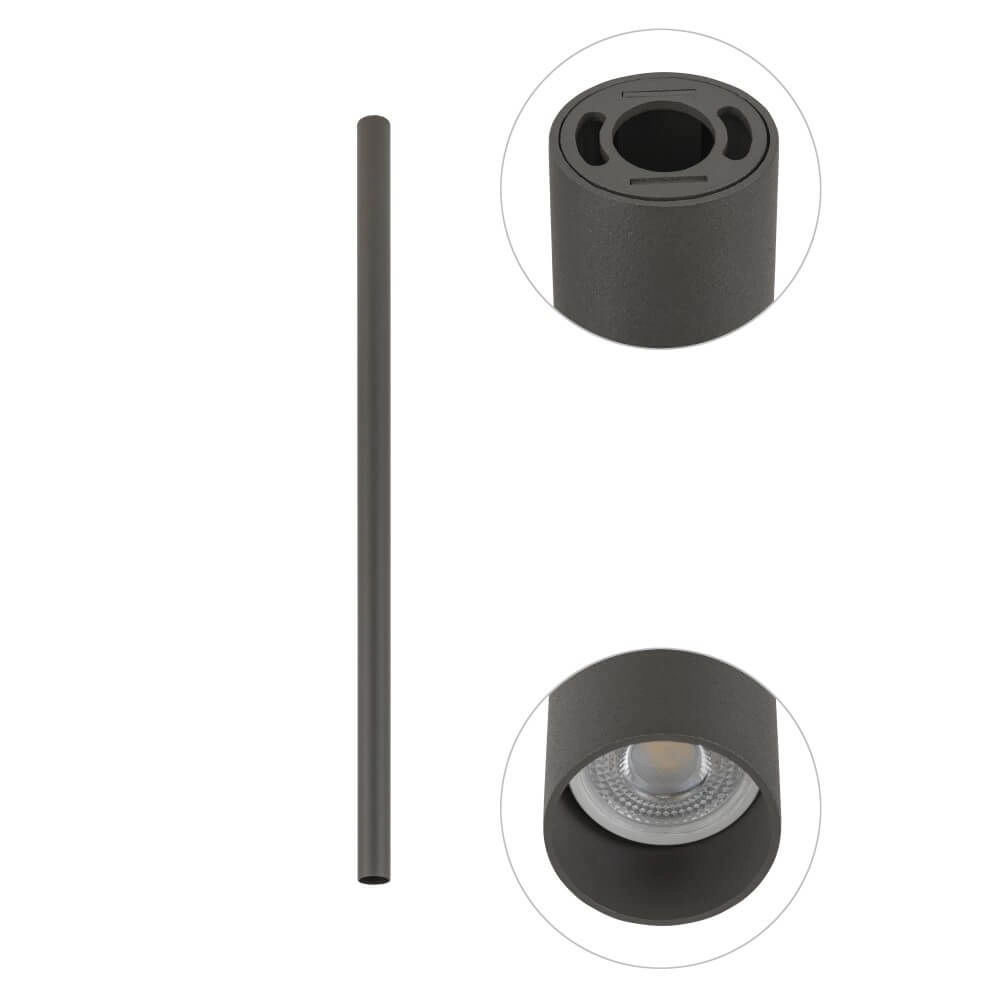 Long surface-mounted spotlight Fourty L 90cm - anthracite Lyora 5903139108966