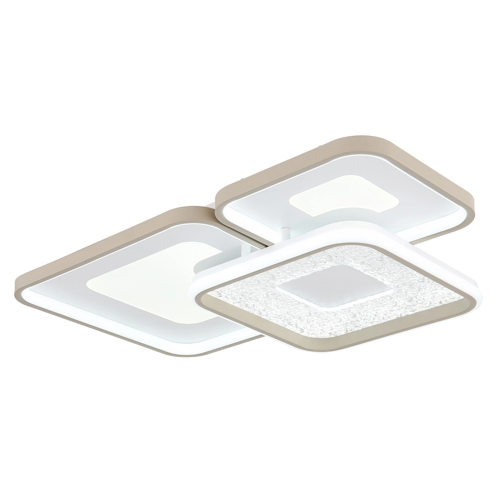Modern ceiling lamp Mosaiko 64cm sand brown Globo 9007371575763