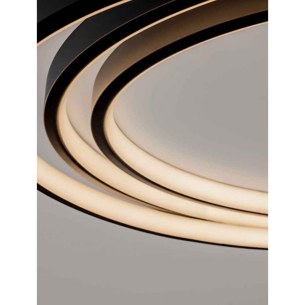 Round ceiling lamp Arbor black Ø 54cm Lyora 5212017454935