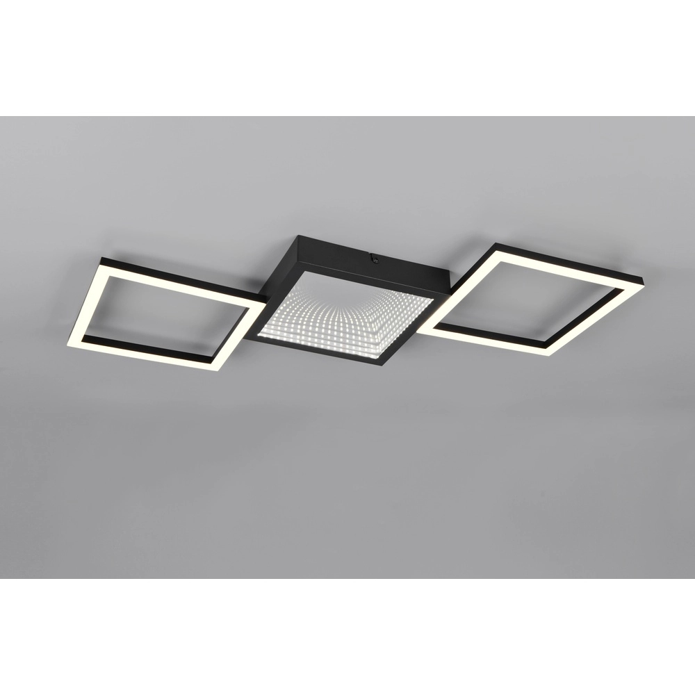 Design ceiling lamp Gelo black Trio 4017807645712