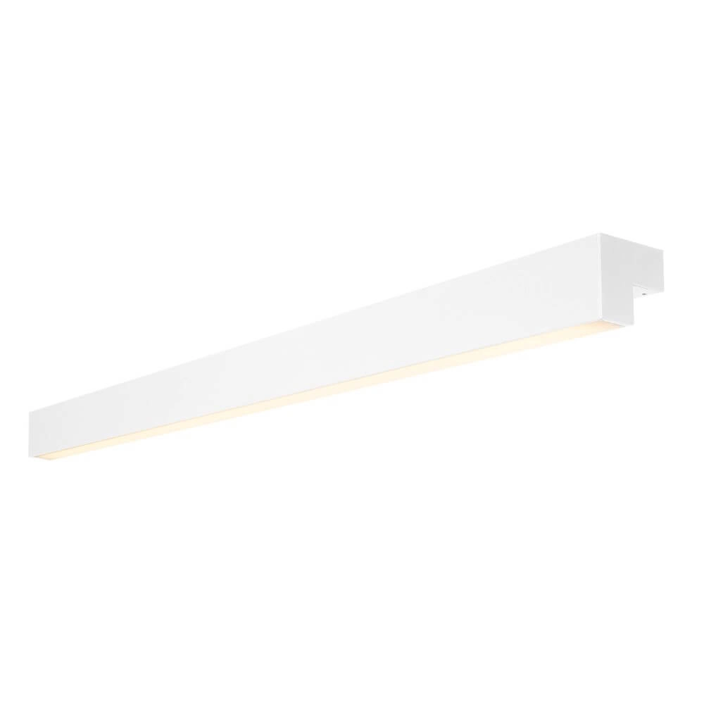 Sleek mirror lamp L-Line 120cm - white