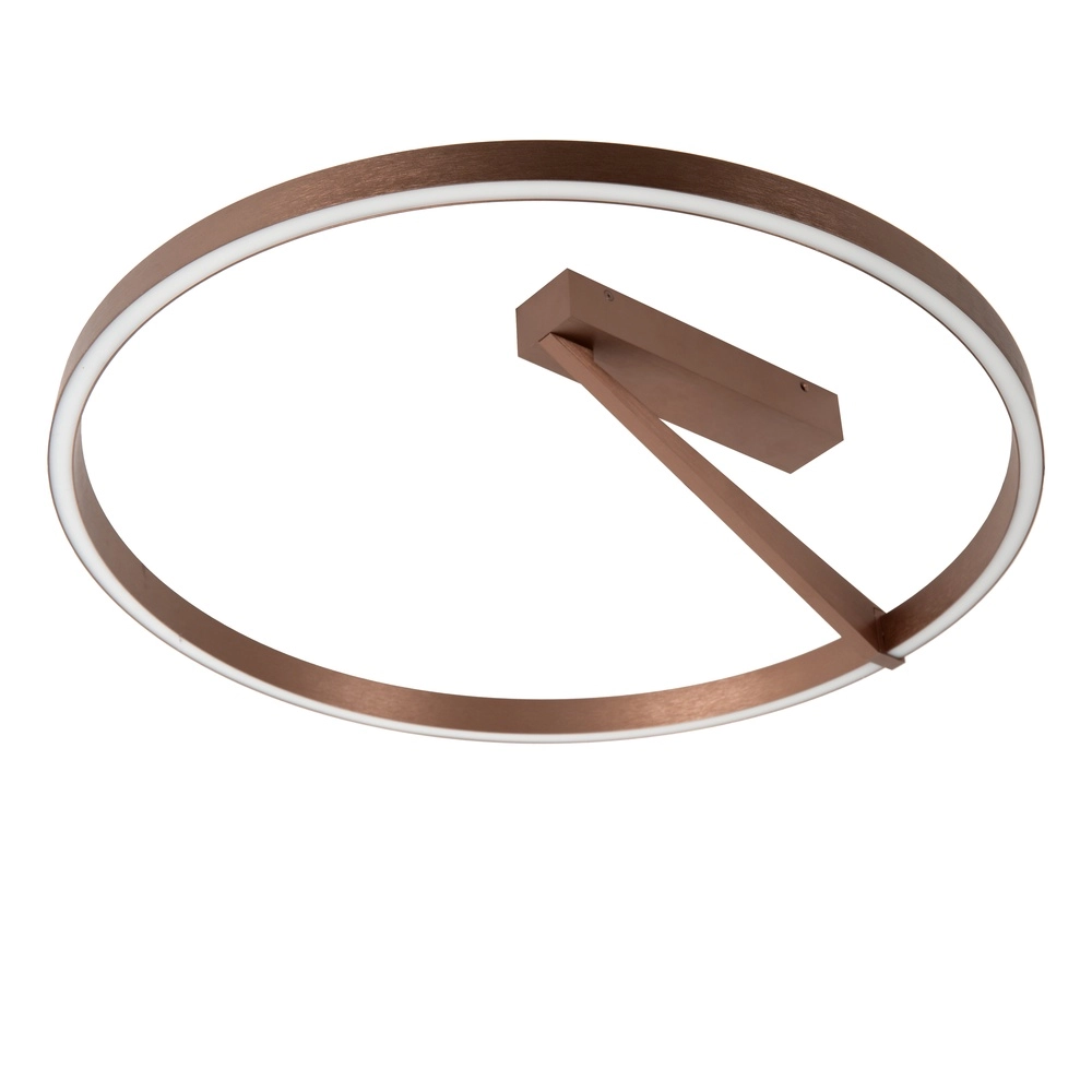 Design ceiling lamp Applause Ø 60cm - coffee brown - with remote control Premium by Lucide 5411212221810
