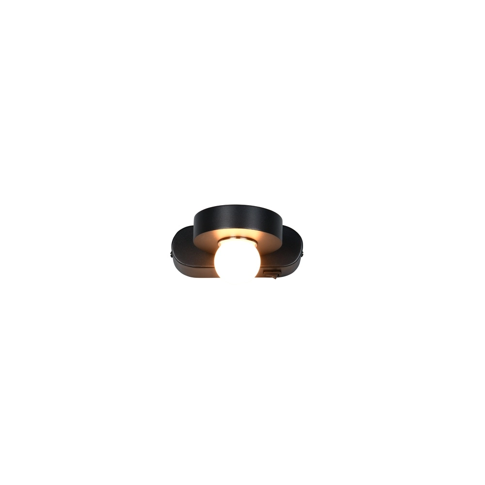 Wall lamp Arpino black 15cm Trio 4017807683639