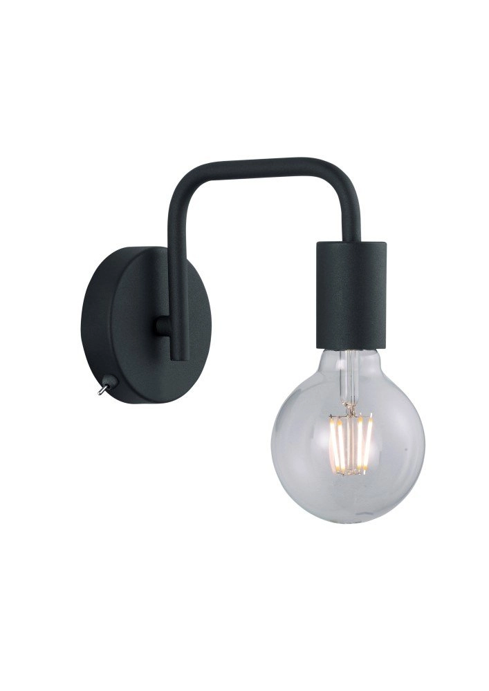 Wall lamp Diallo 15cm black