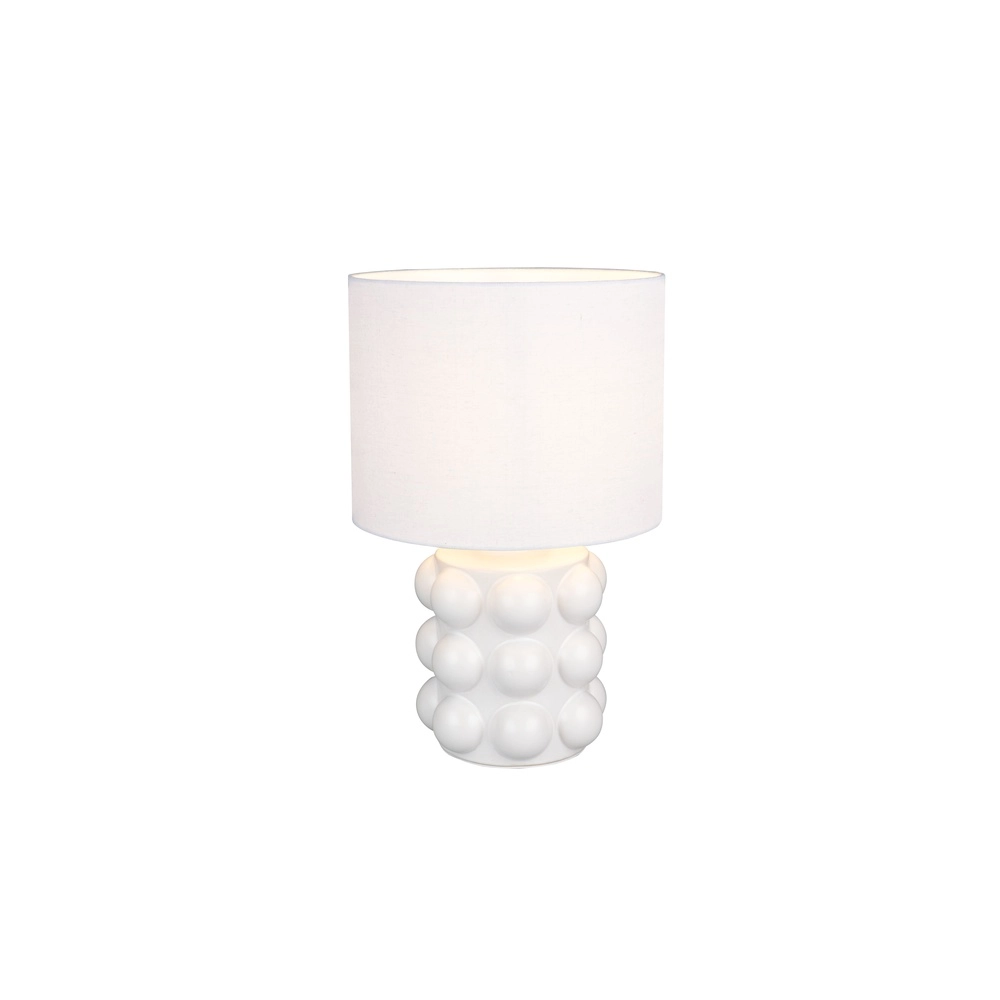 Table lamp Kate white Ø 30cm Trio 4017807662597