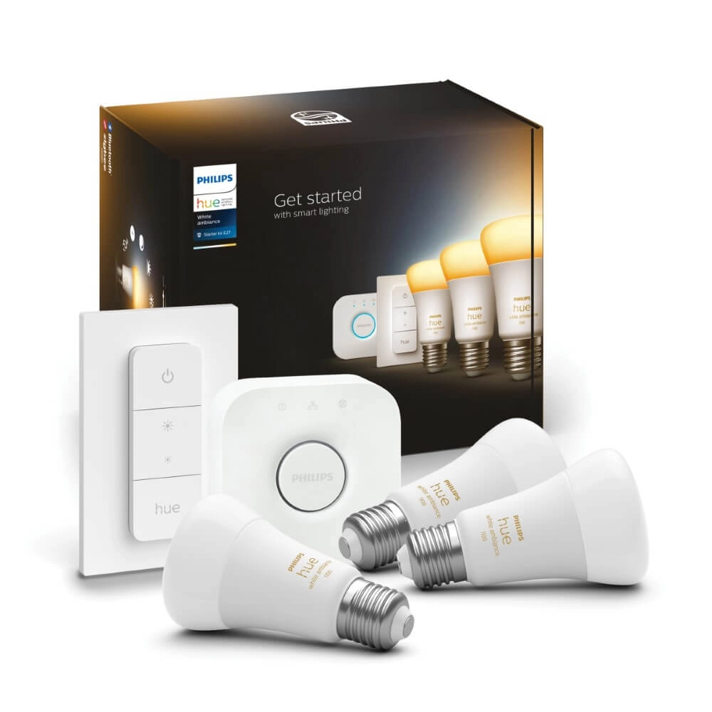 Hue Starterpack - E27 - 11W - White Ambiance Philips 8719514291232