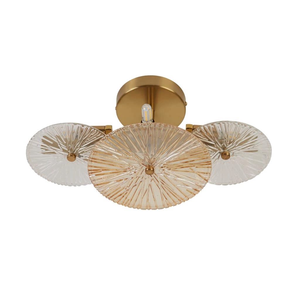 Ceiling lamp Wagon Wheel gold