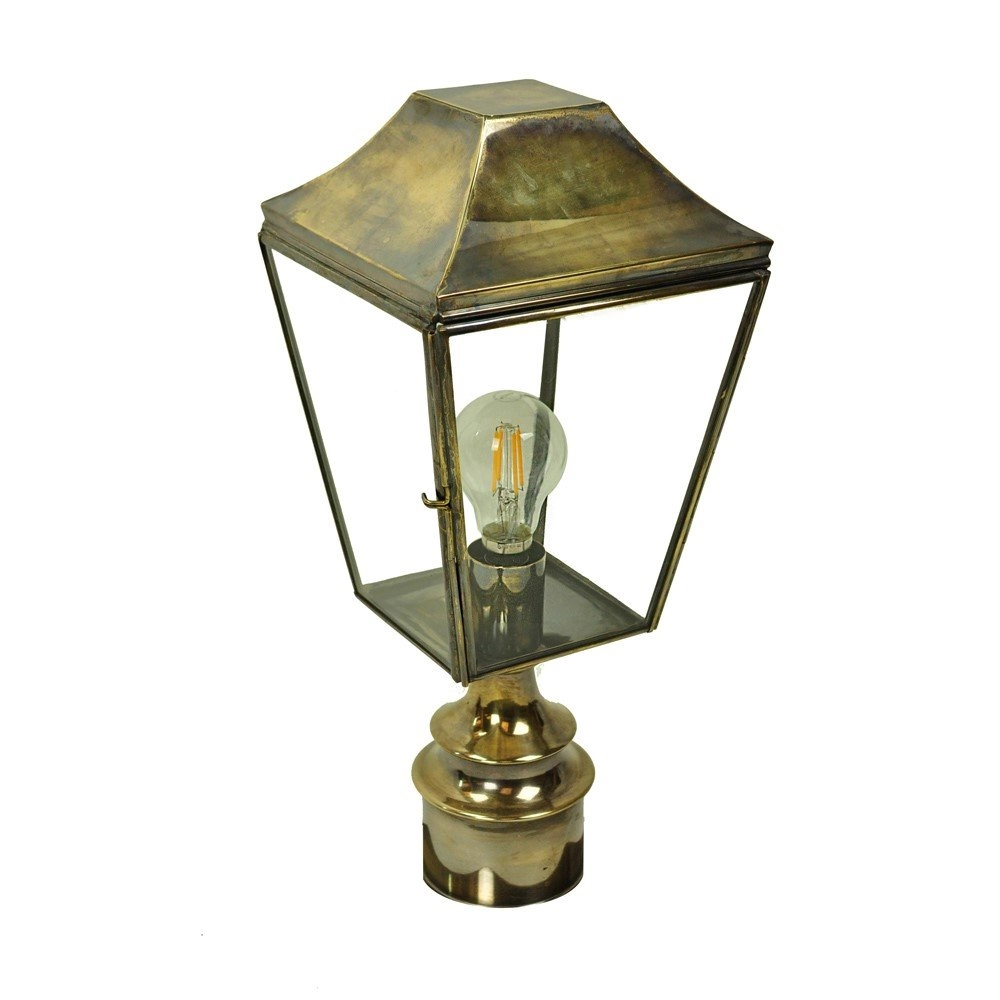 Rural outdoor lamp Knightbridge 58cm - polished gold (pbul) Limehouse