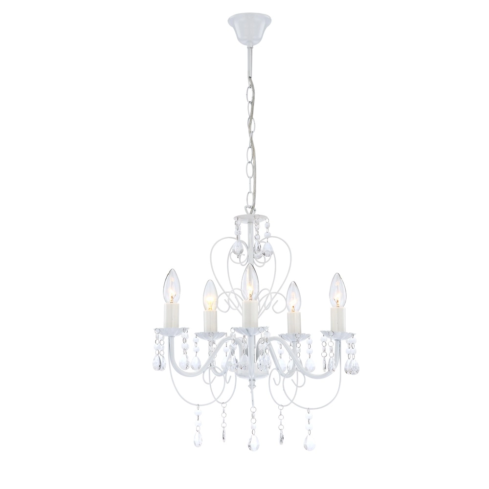 White chandelier Pinja classic