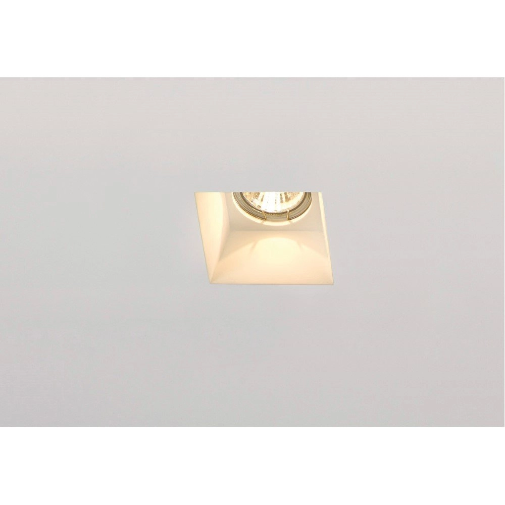 Recessed spotlight Plastra GU10 13cm white SLV 4024163160629