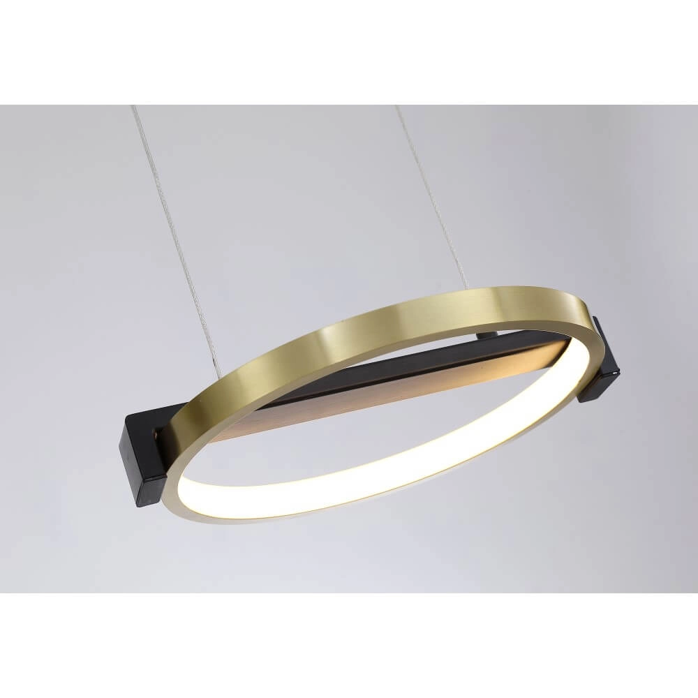 3-light pendant lamp Aerial Black and gold Searchlight 5053423274379
