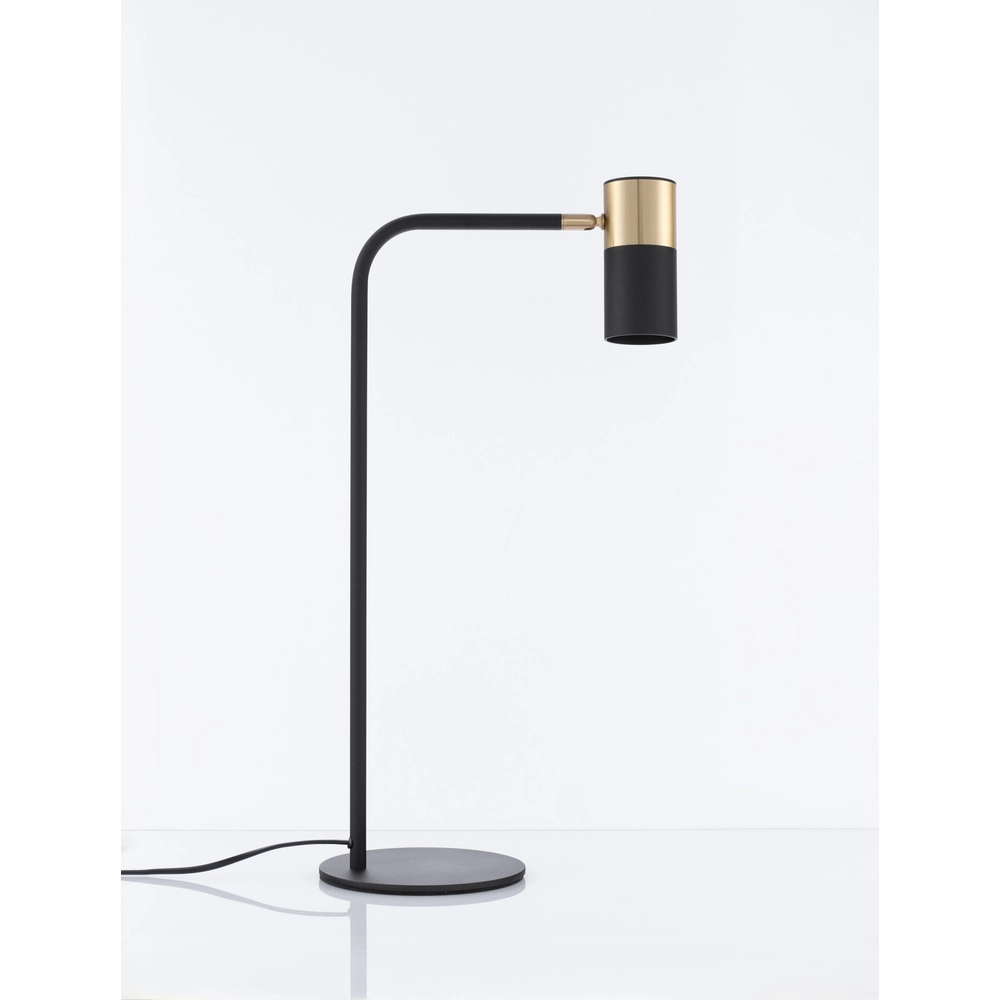 Table lamp Pongo black with gold Lyora 5212017441782