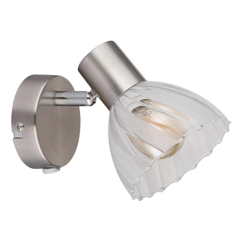 Wall lamp Zachery nickel Globo 9007371528486
